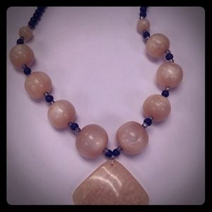 African style beige beads jewelry set